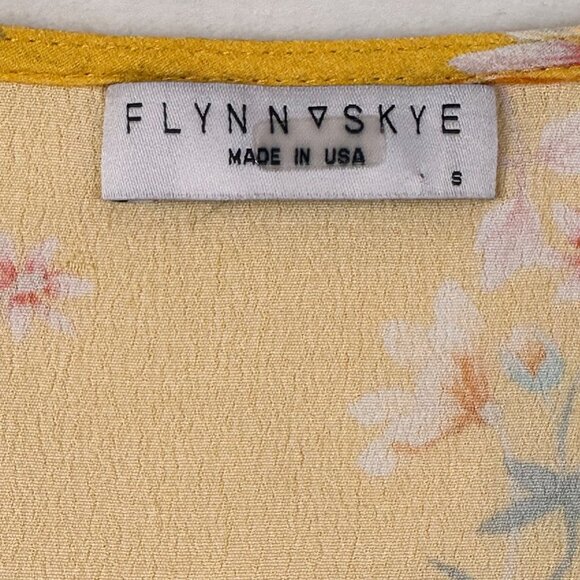 Flynn Skye Womens Maxi Dress Sz S Touch Of Honey 90s Romantic Fairy Cottagecore - Picture 4 of 12